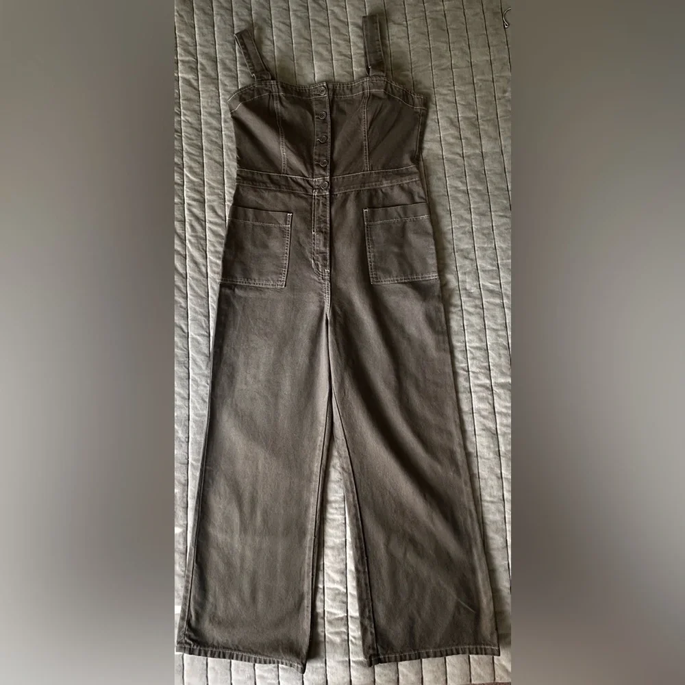 Reformation Amory Green Jumpsuit - 12 - Picture 4 of 13